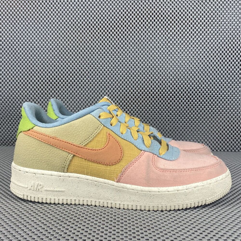 Nike Air Force 1 Sun Club 07 LV8 Sneakers Size 7 Youth Multicolor DM0984-700